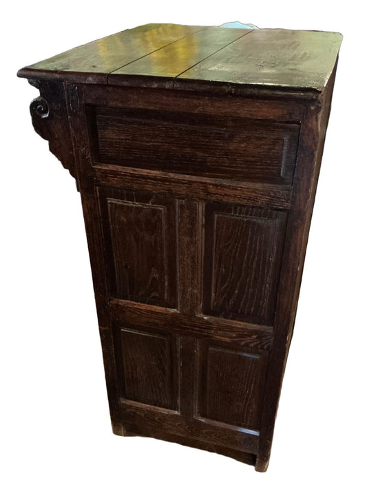 French Walnut One Door Buffet, Circa 1860-1880