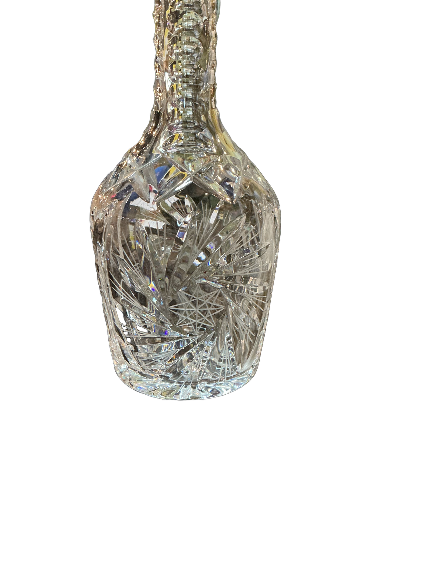 Bohemian Heavy Cut Crystal Decanter “Jubilee” Pattern