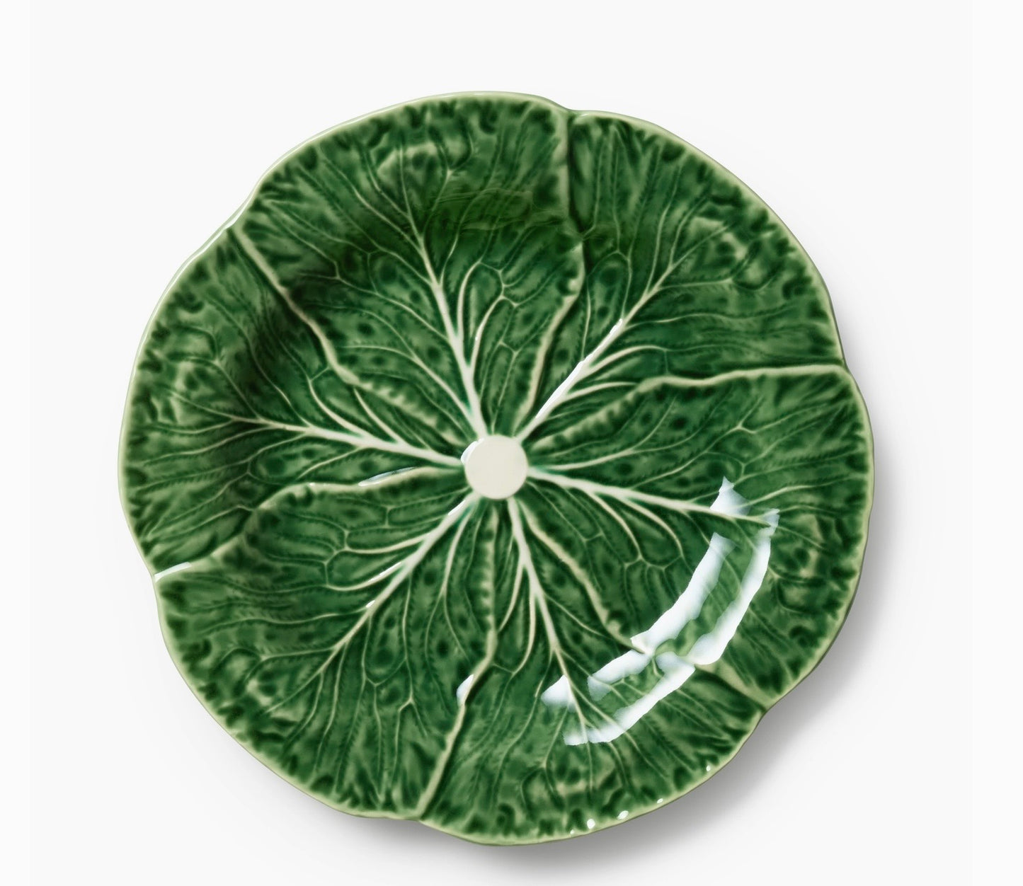 Le Jardin Cabbage 3-D Salad Plate 9in