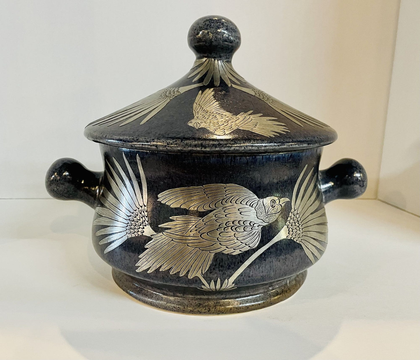 Mid Century Artisan Urn