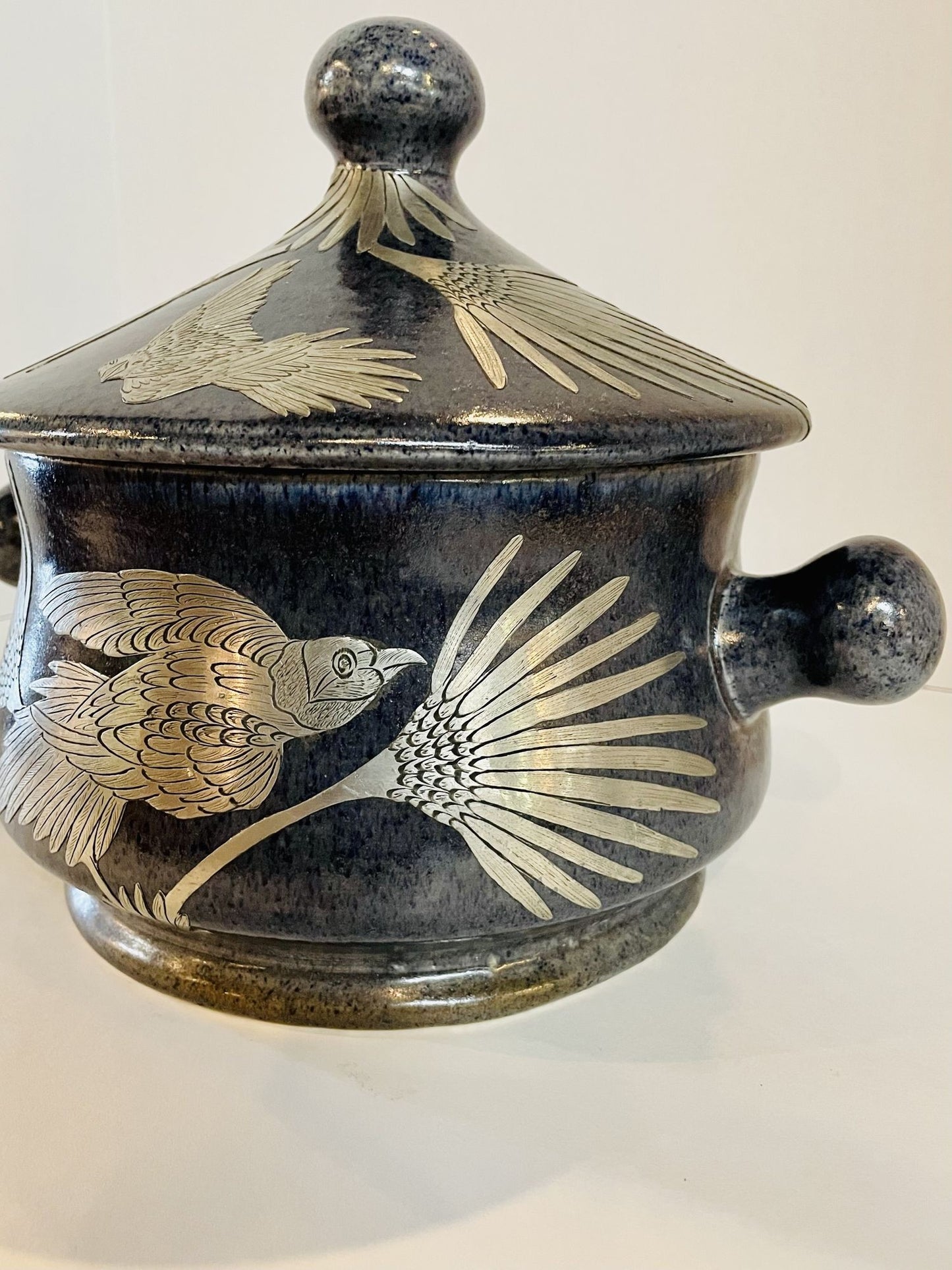 Mid Century Artisan Urn