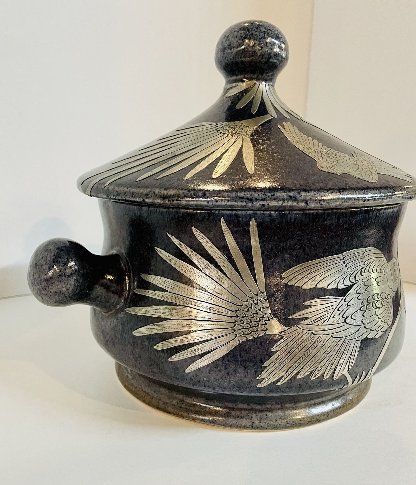 Mid Century Artisan Urn
