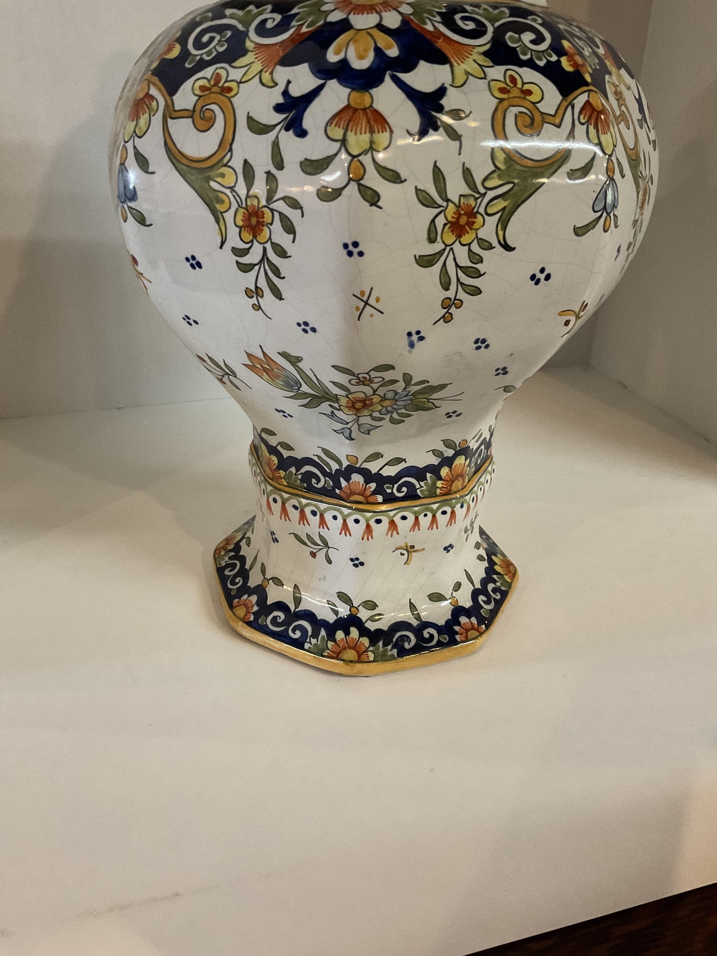 Antique Hand Painted Urn