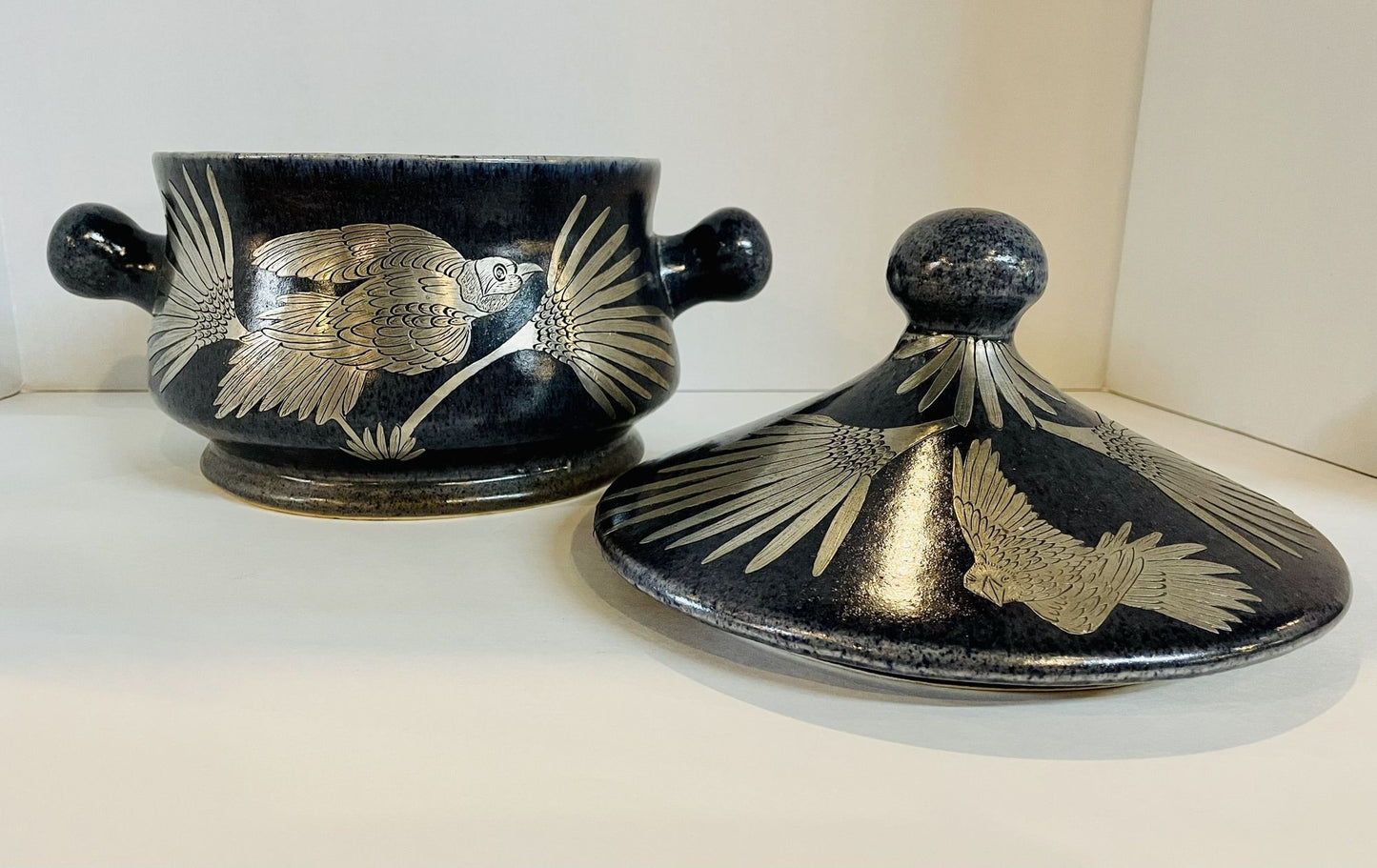 Mid Century Artisan Urn