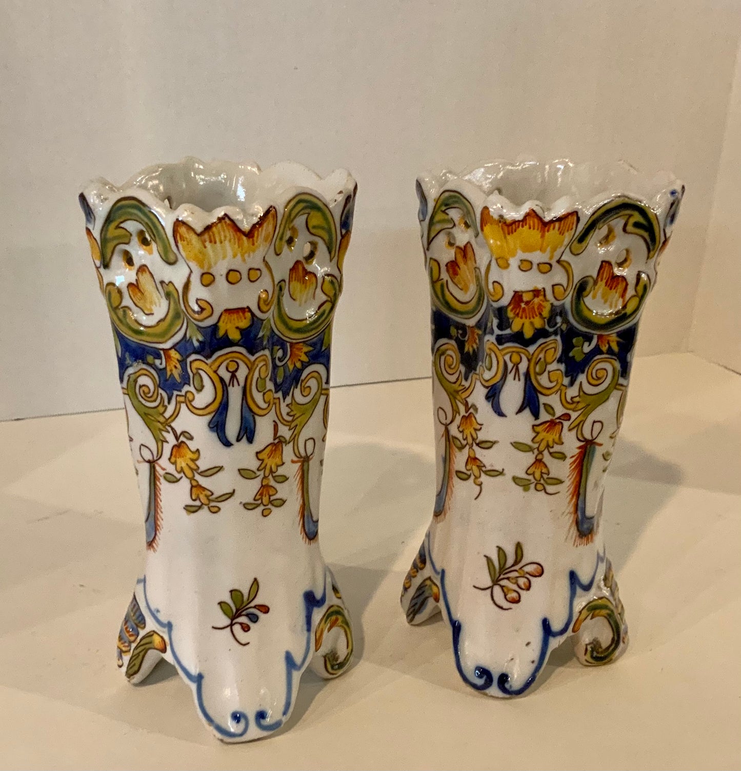 Antique Rouen Vases