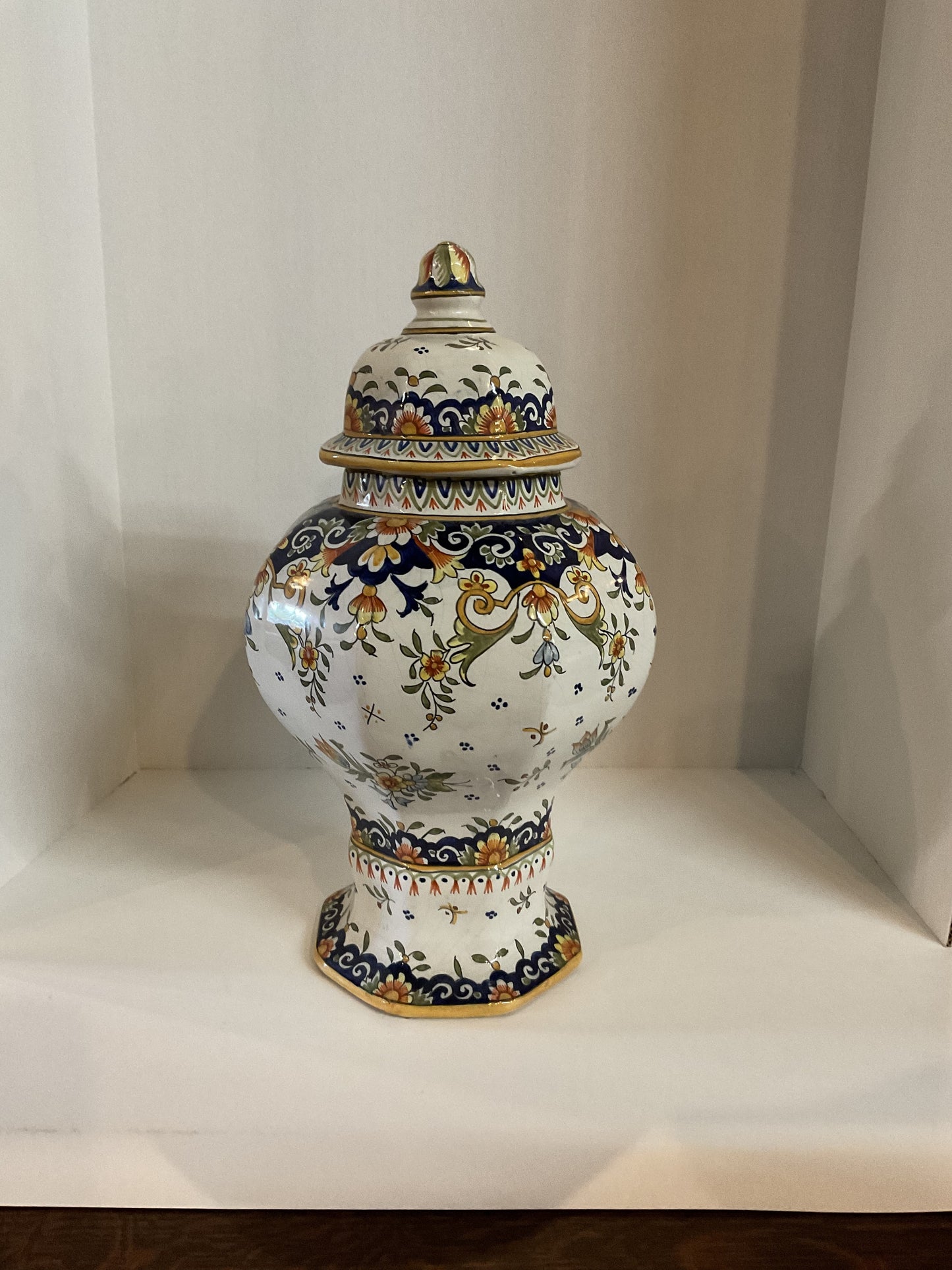 Antique Hand Painted Urn