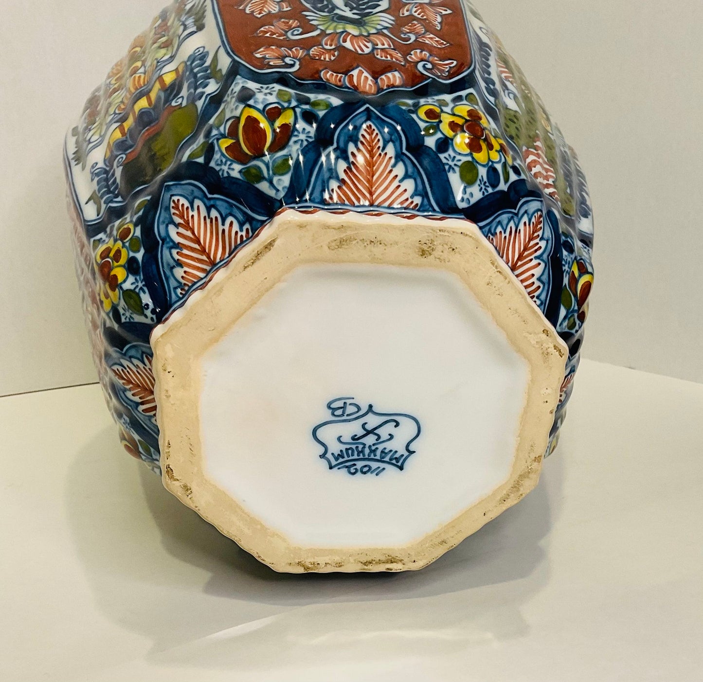 Boch Delft Urn and Vases