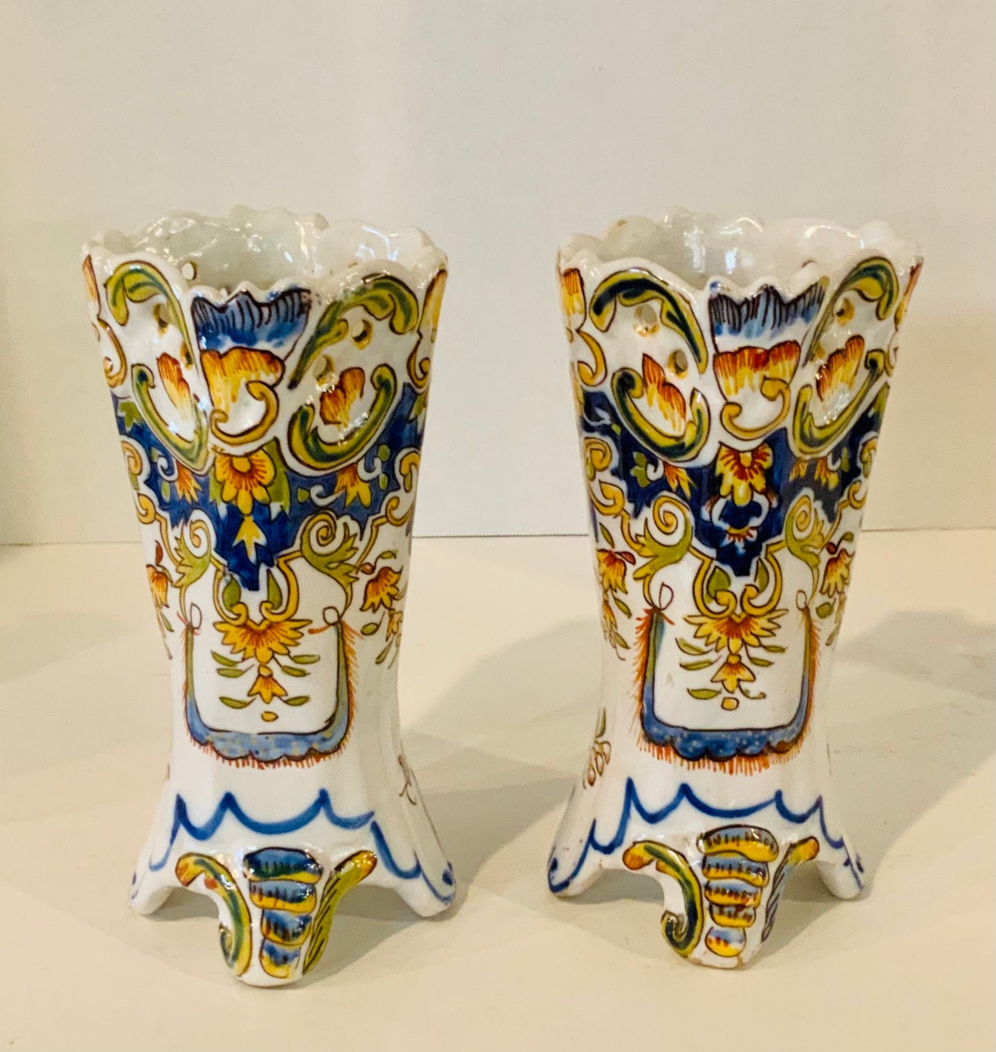 Antique Rouen Vases