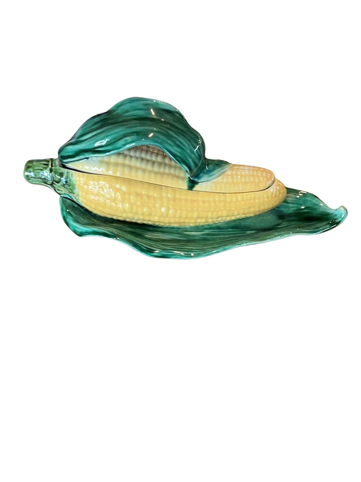 Sarreguemine France Corn on the Cob Tureen