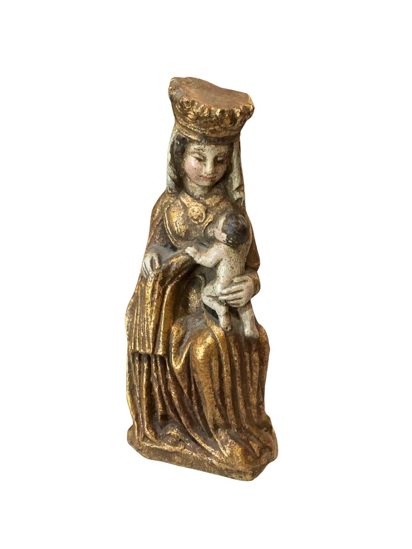 Circa 1900 Madonna and Child France