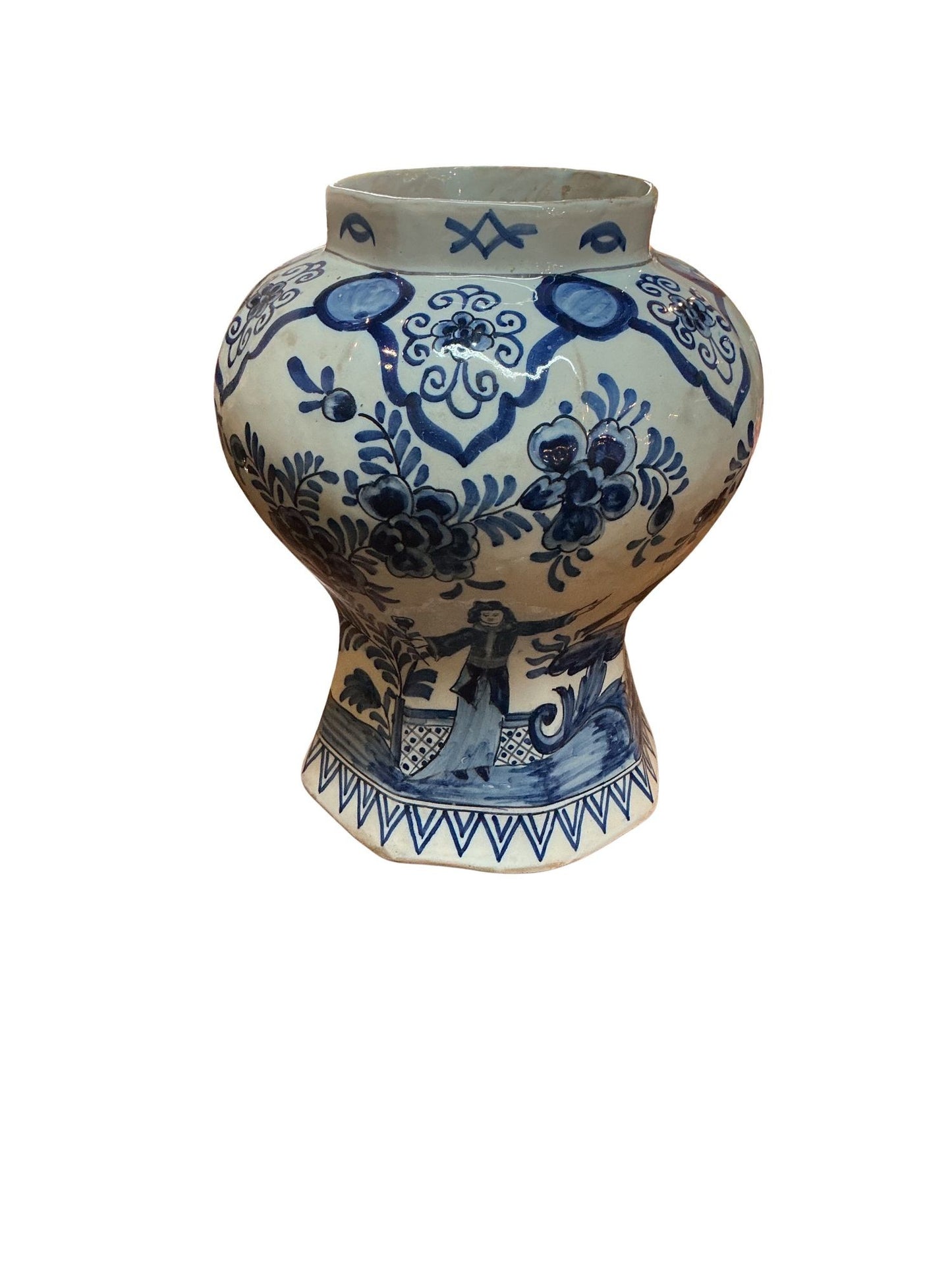 18th Century Johannes van Duijn Dutch Ceramic Vase