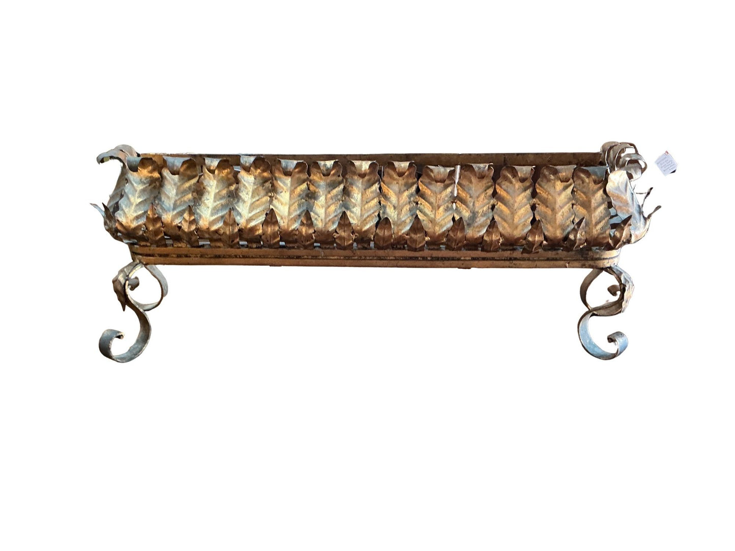 Mid century Italian Florentine metal jardiniere