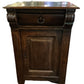 French Walnut One Door Buffet, Circa 1860-1880