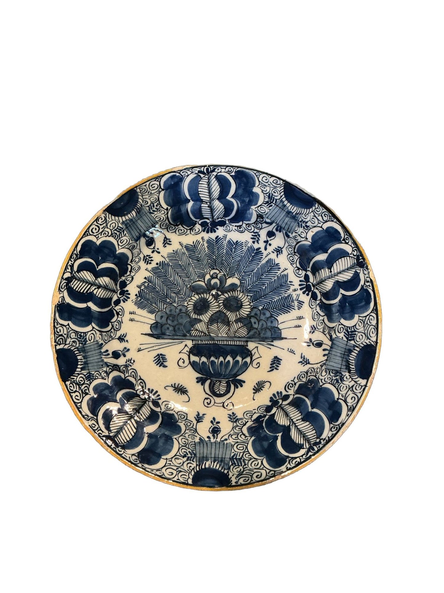 Delft “Peacock” Plate, Circa 1750’s