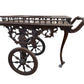 Antique Handcarved French Tea Cart, Circa 1880
