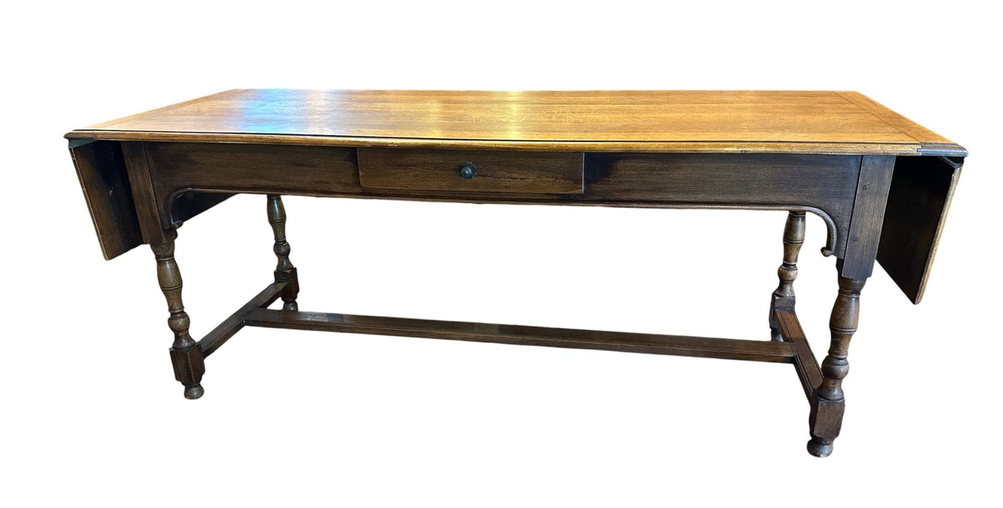 French 19th Century Desk/Table with Drop Leaves