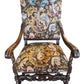 Circa 1880 Continental Arm Chair with Tapestry