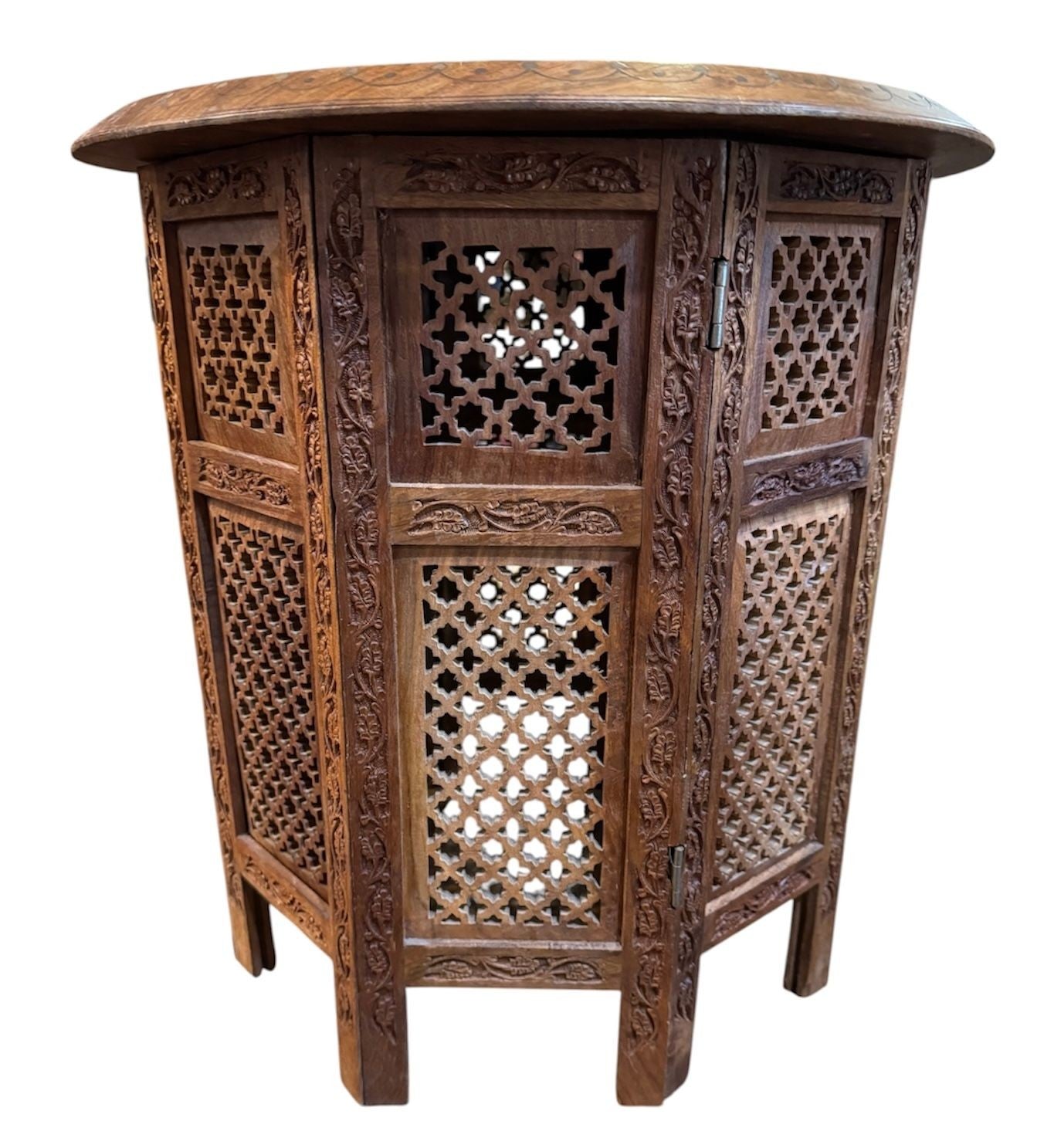 Antique Turkish Tea Table with Inlay