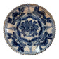 18th Century Ribbed Edge Cobalt Blue Delft Tin GLaze