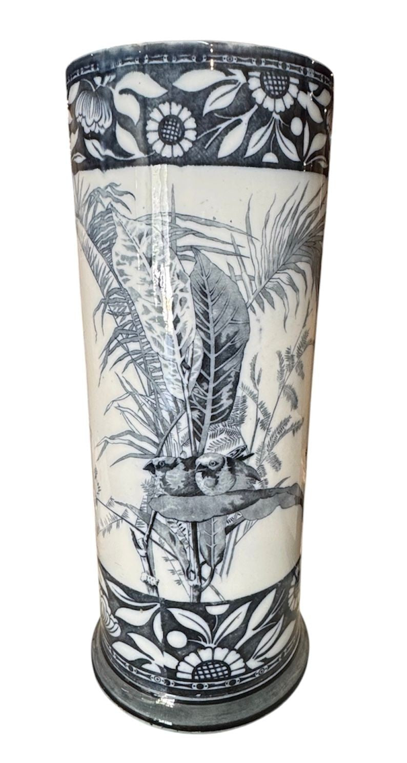 1920’s Dutch Transferware Pottery Umbrella Stand