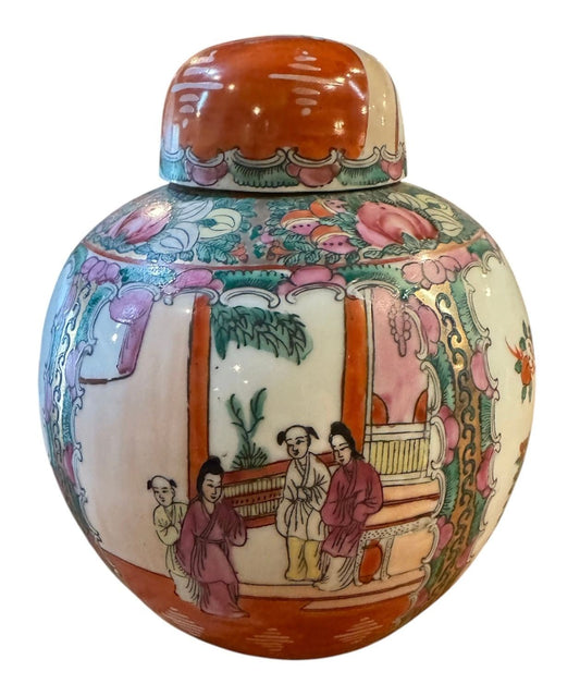 Famille Rose Ginger Jar