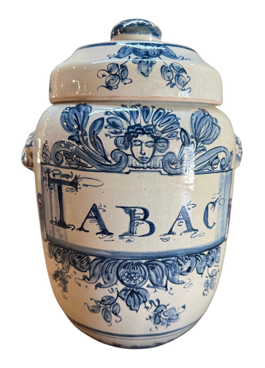 Antique Spanish Tabac Jar