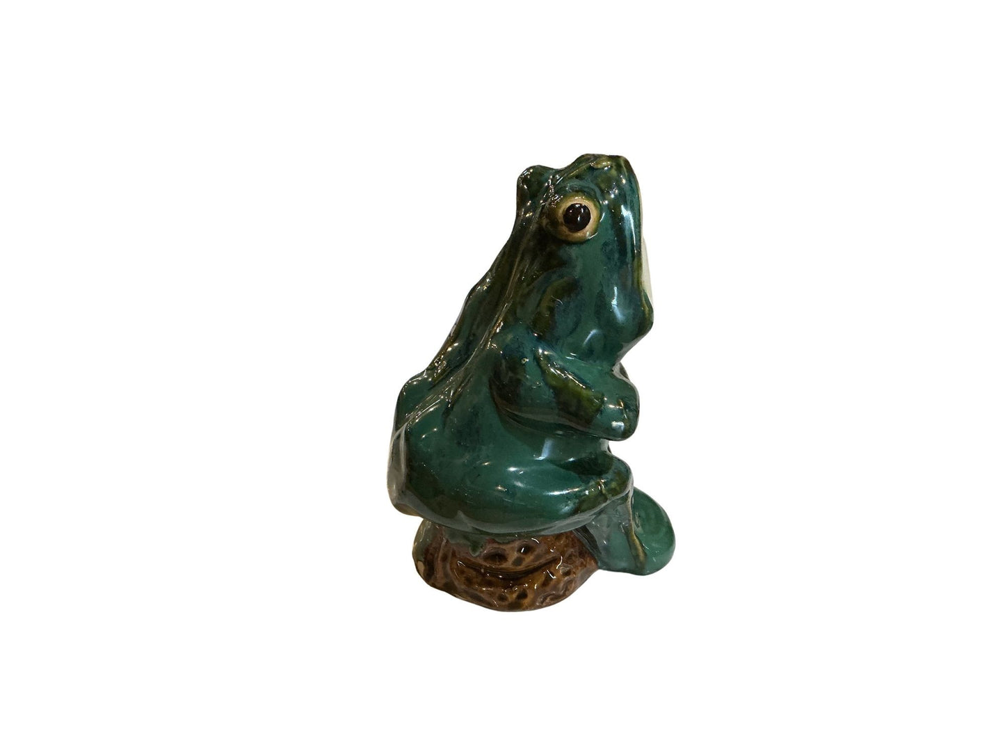 1930’s Majolica Terra Cotta Frog
