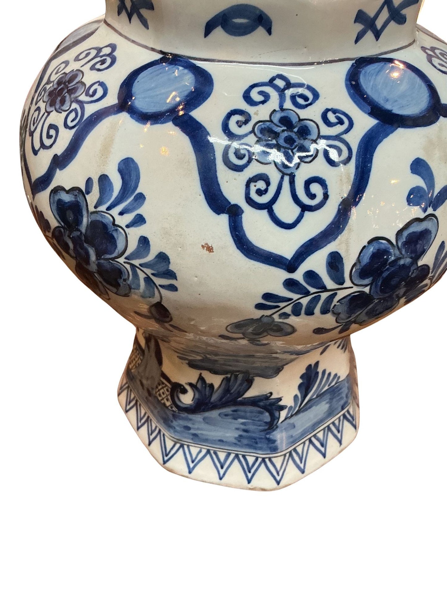 18th Century Johannes van Duijn Dutch Ceramic Vase