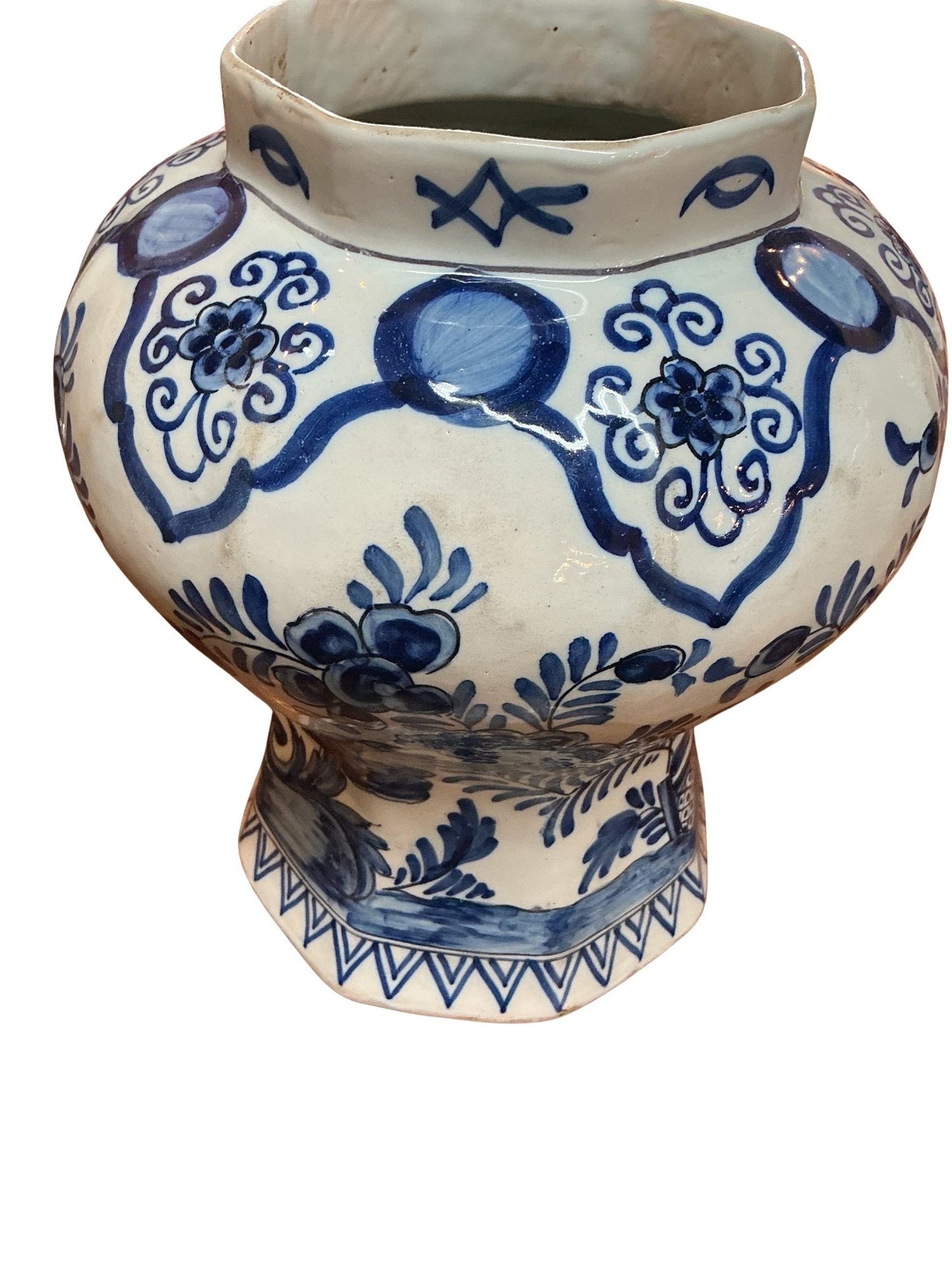 18th Century Johannes van Duijn Dutch Ceramic Vase