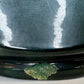 Large Antique Art Deco Faience Majolica Vase Decorated With Sculpted Delicate Flowers