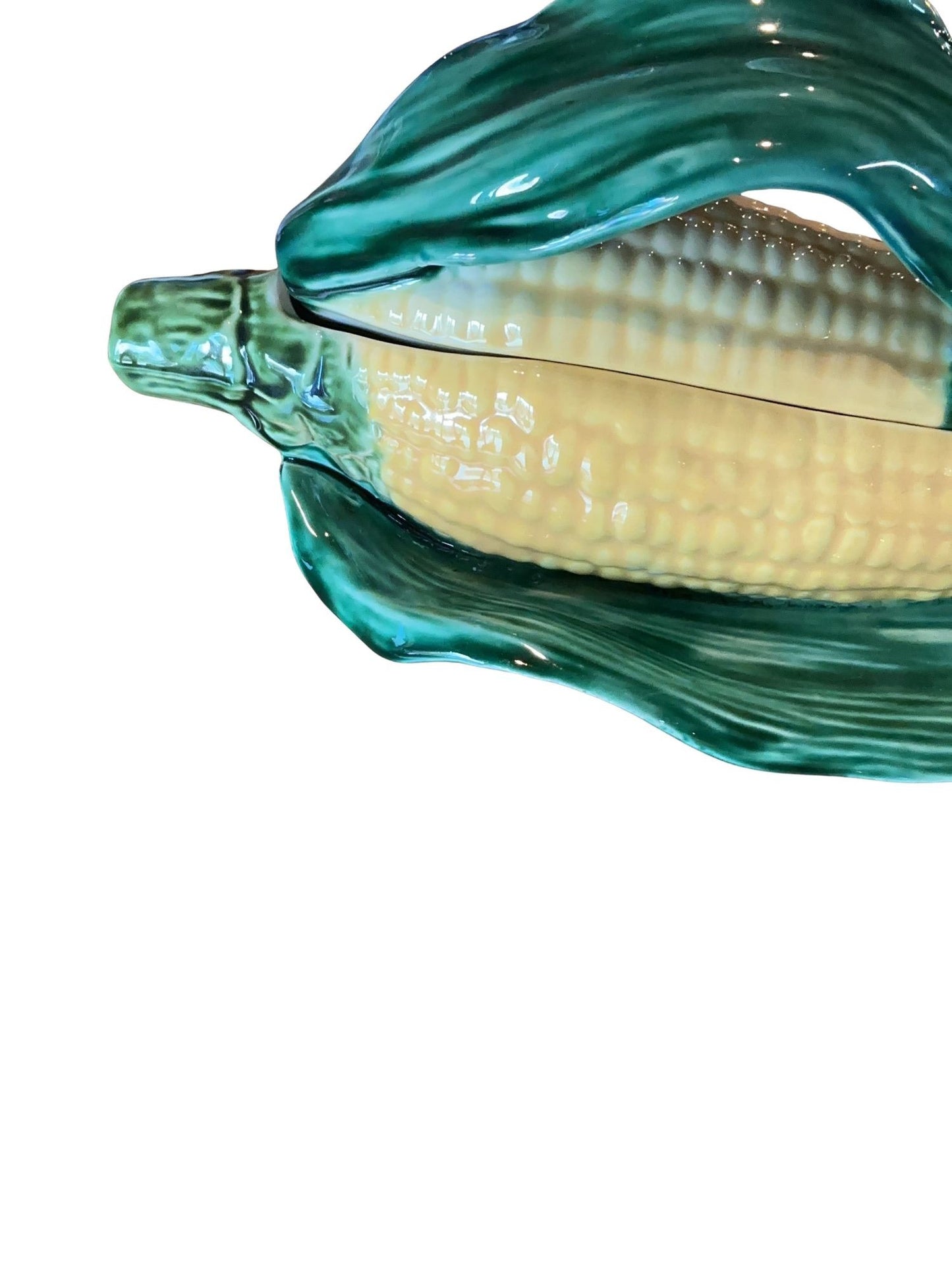 Sarreguemine France Corn on the Cob Tureen