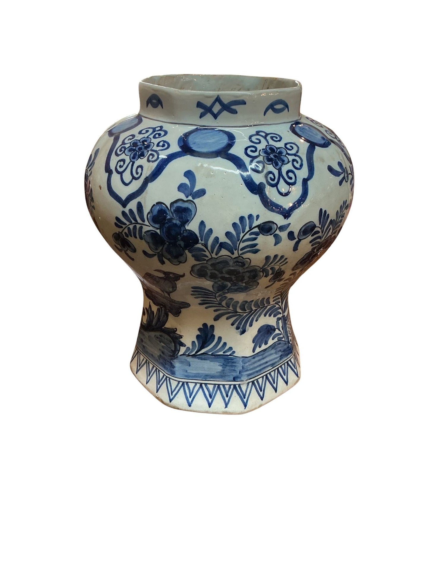 18th Century Johannes van Duijn Dutch Ceramic Vase