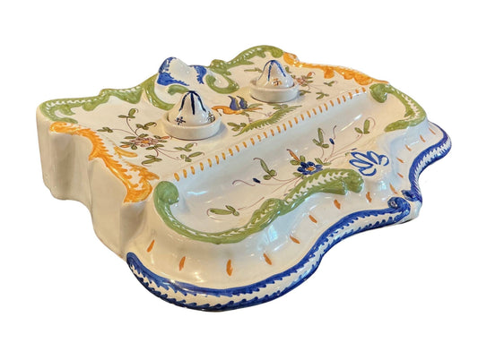 Rouen France Inkwell Desk Set