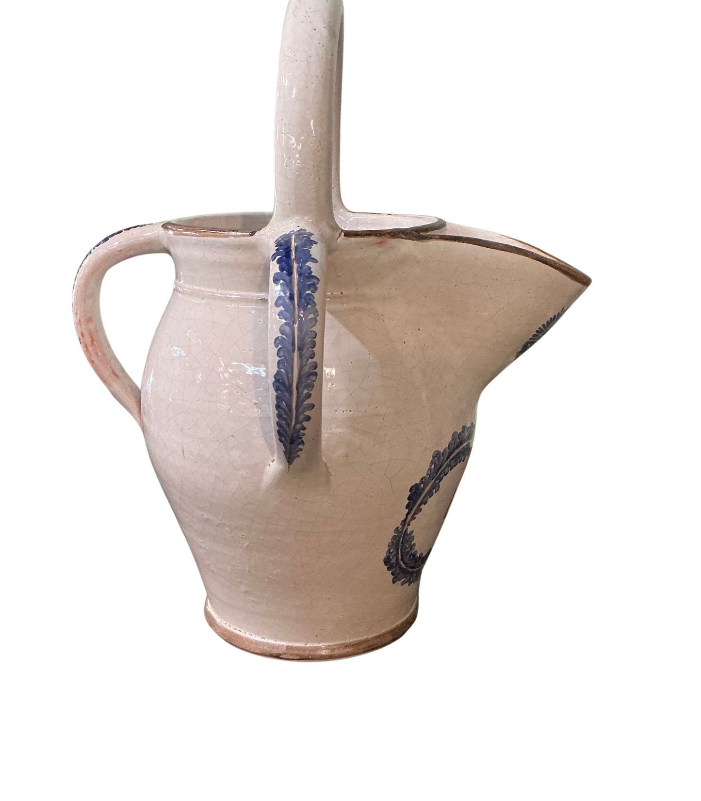 Antique French Pottery Milk Jug
