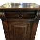 French Walnut One Door Buffet, Circa 1860-1880