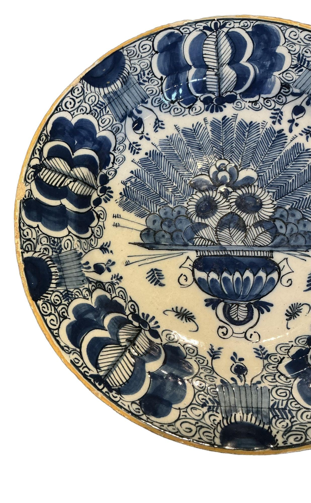 Delft “Peacock” Plate, Circa 1750’s