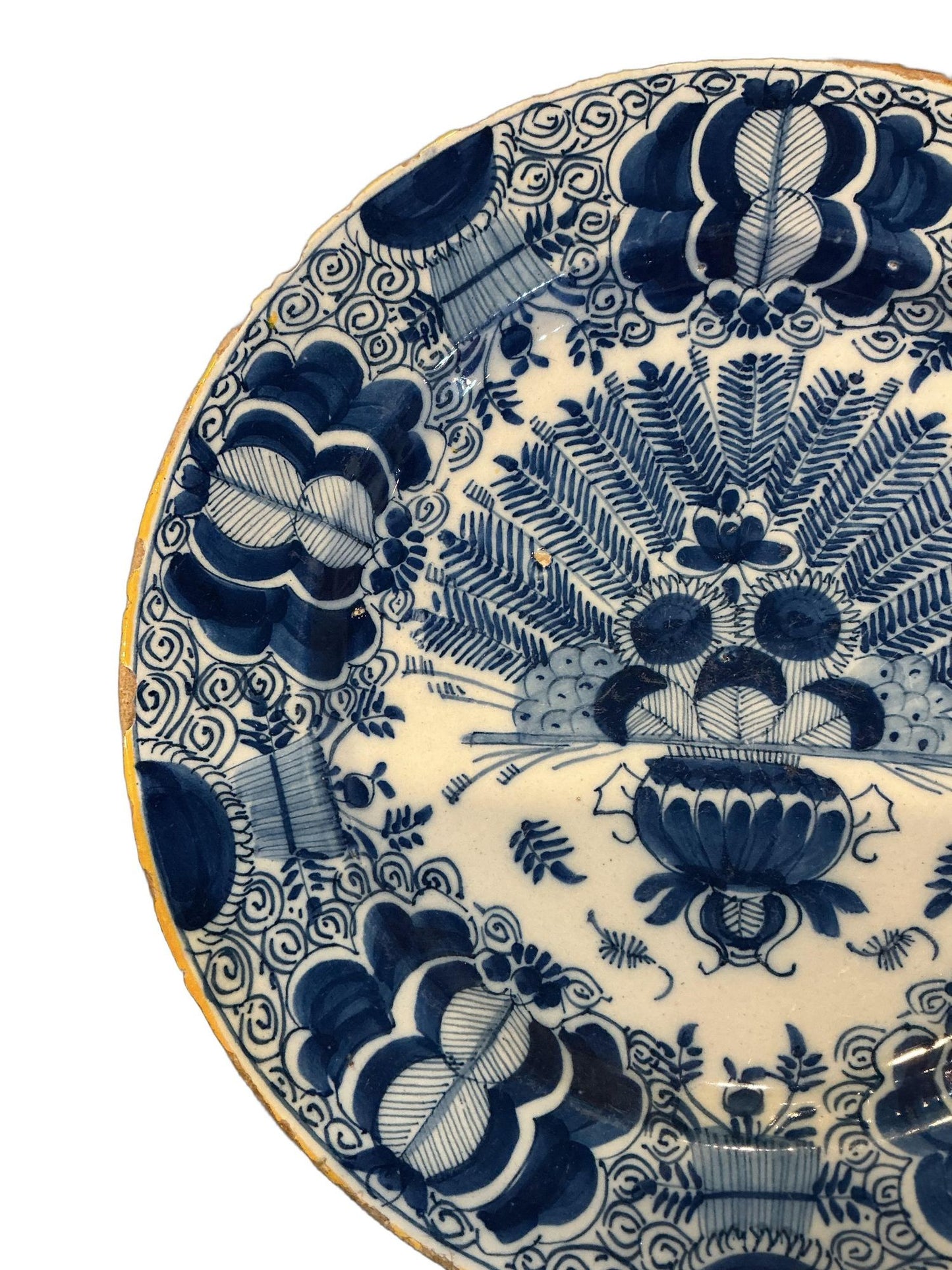 Delft “Peacock” Plate, Circa 1750’s