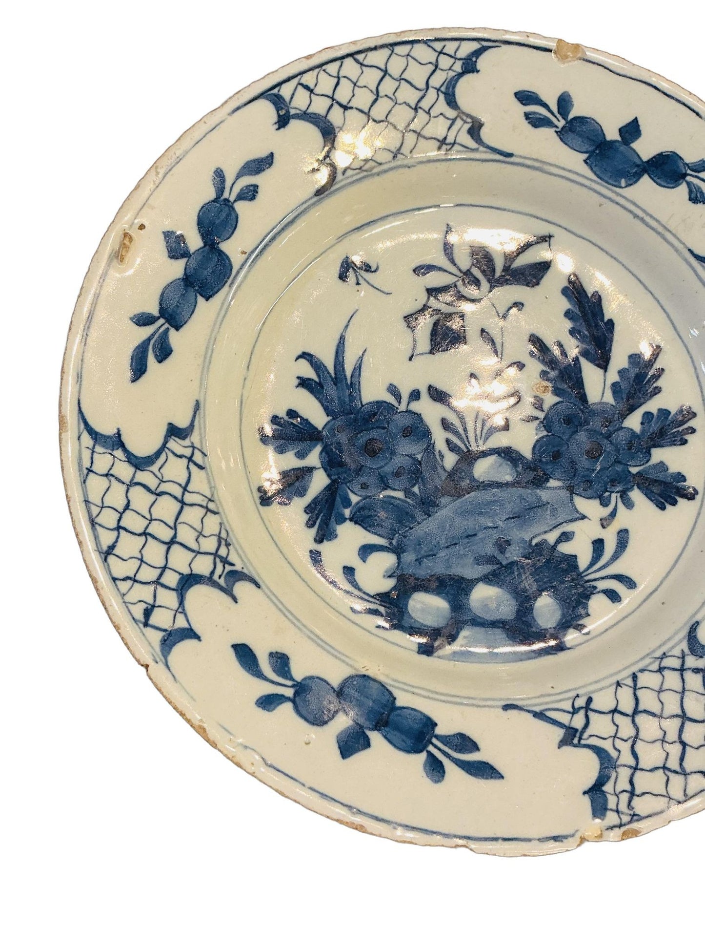 Delft Plate, Circa 1765