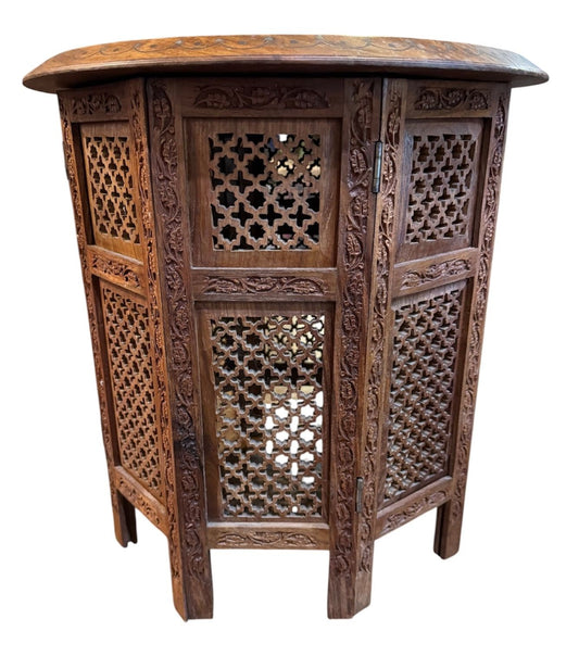 Antique Turkish Tea Table with Inlay