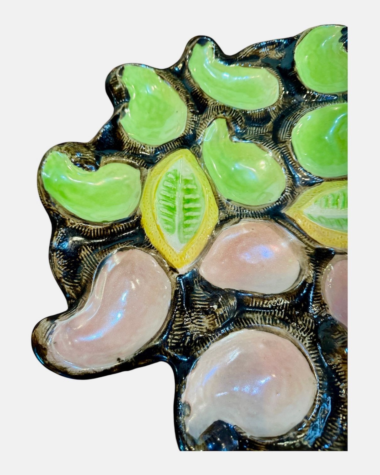 Mid Century Vallaruis France Oyster Platter