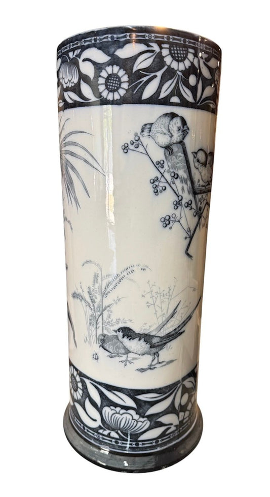1920’s Dutch Transferware Pottery Umbrella Stand