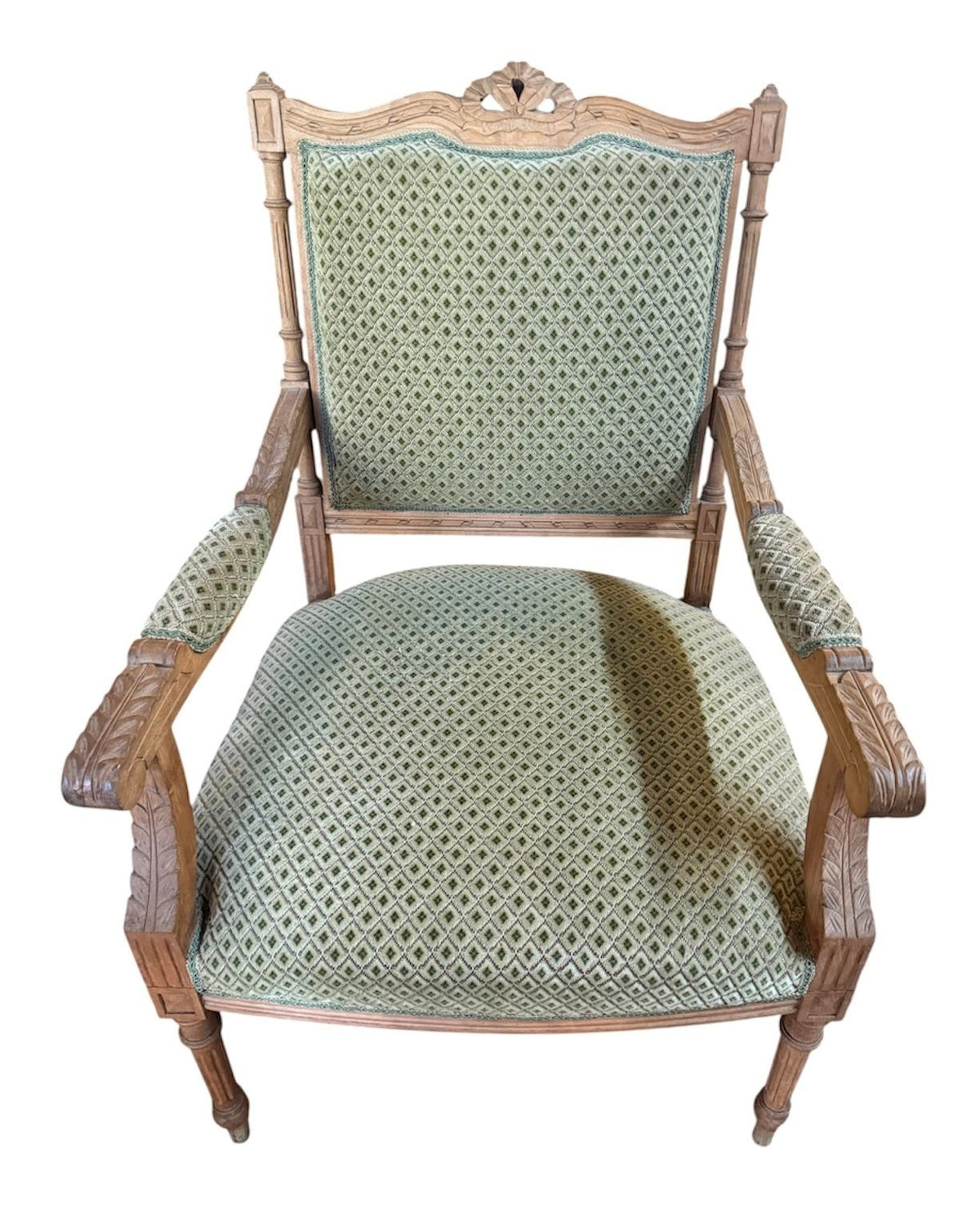 Pair of Antique French Arm Chairs Louis XV