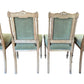 Antique Louis XV Carved Oak French Dining Chairs - Set of 4