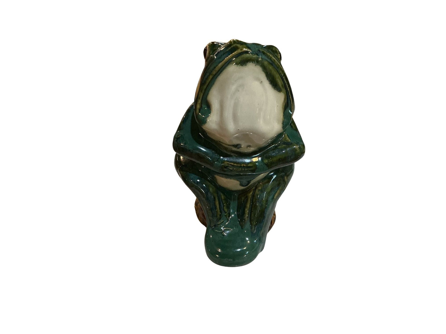 1930’s Majolica Terra Cotta Frog