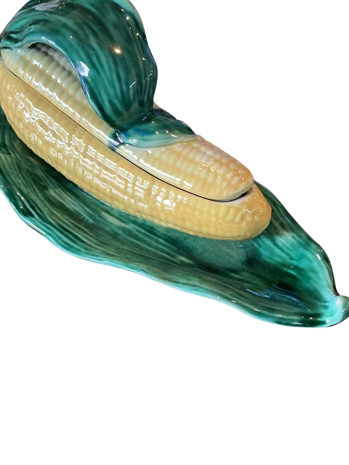 Sarreguemine France Corn on the Cob Tureen
