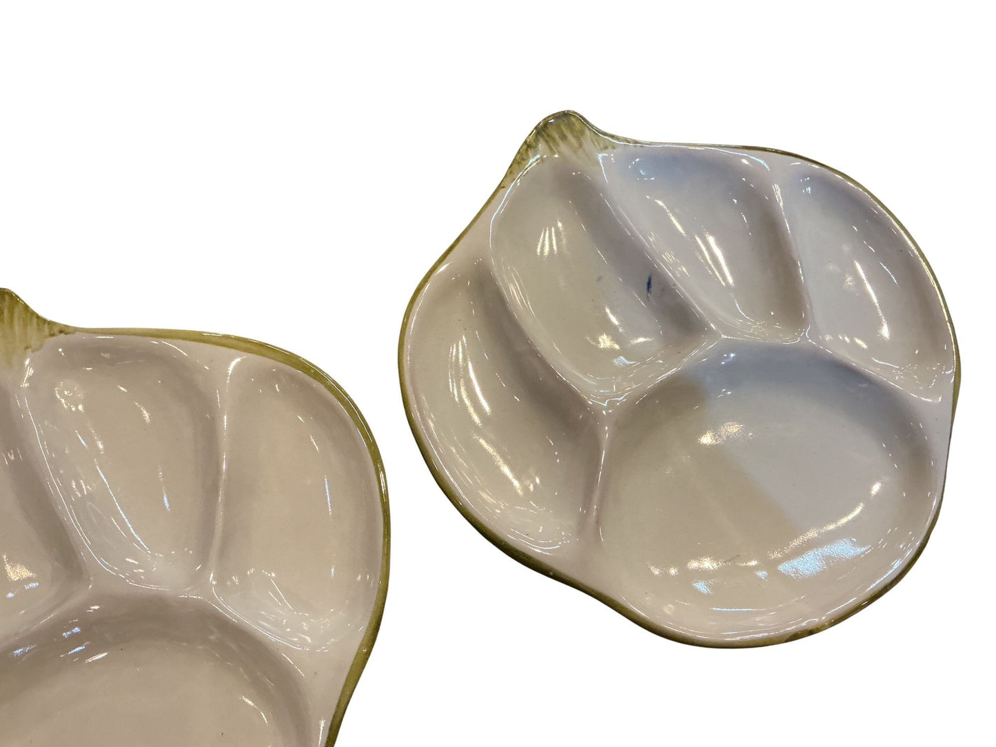 Italian Majolica Fondue Plates