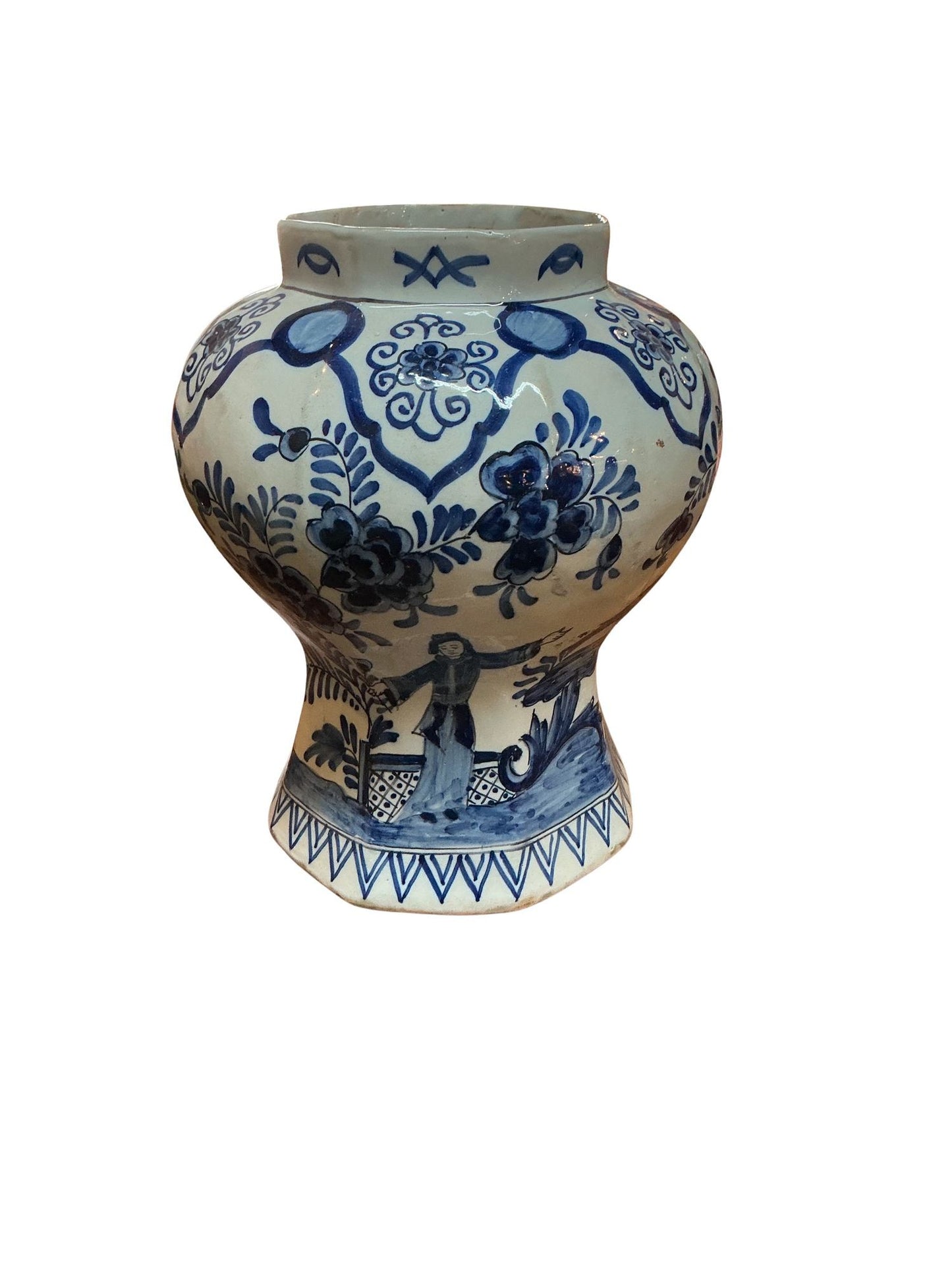 18th Century Johannes van Duijn Dutch Ceramic Vase