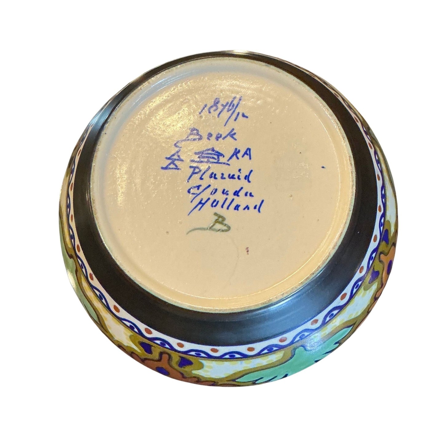 Large Gouda Signed Special Artist Pic Fleur