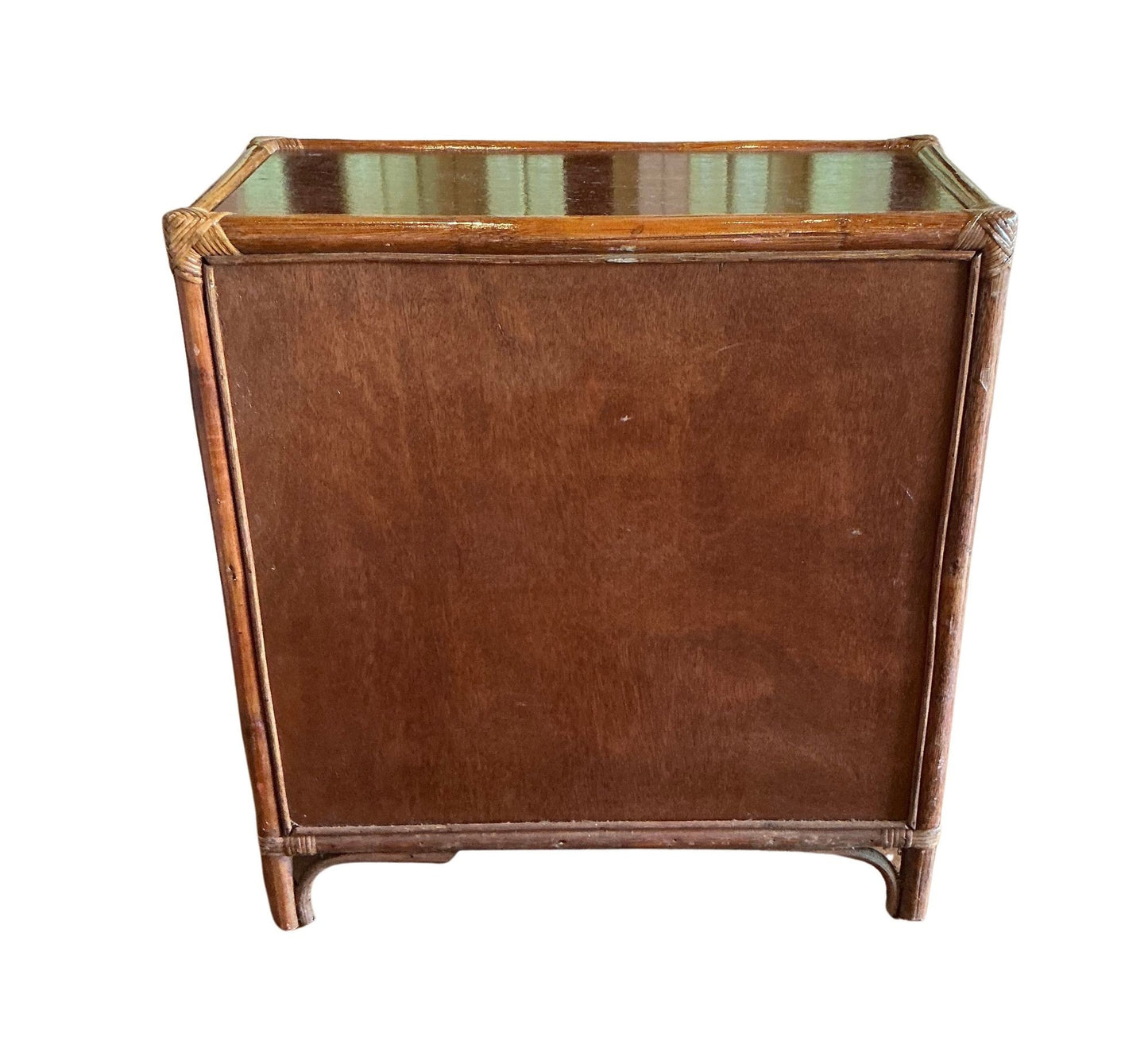 Mid Century French Designer Bamboo Cabinet