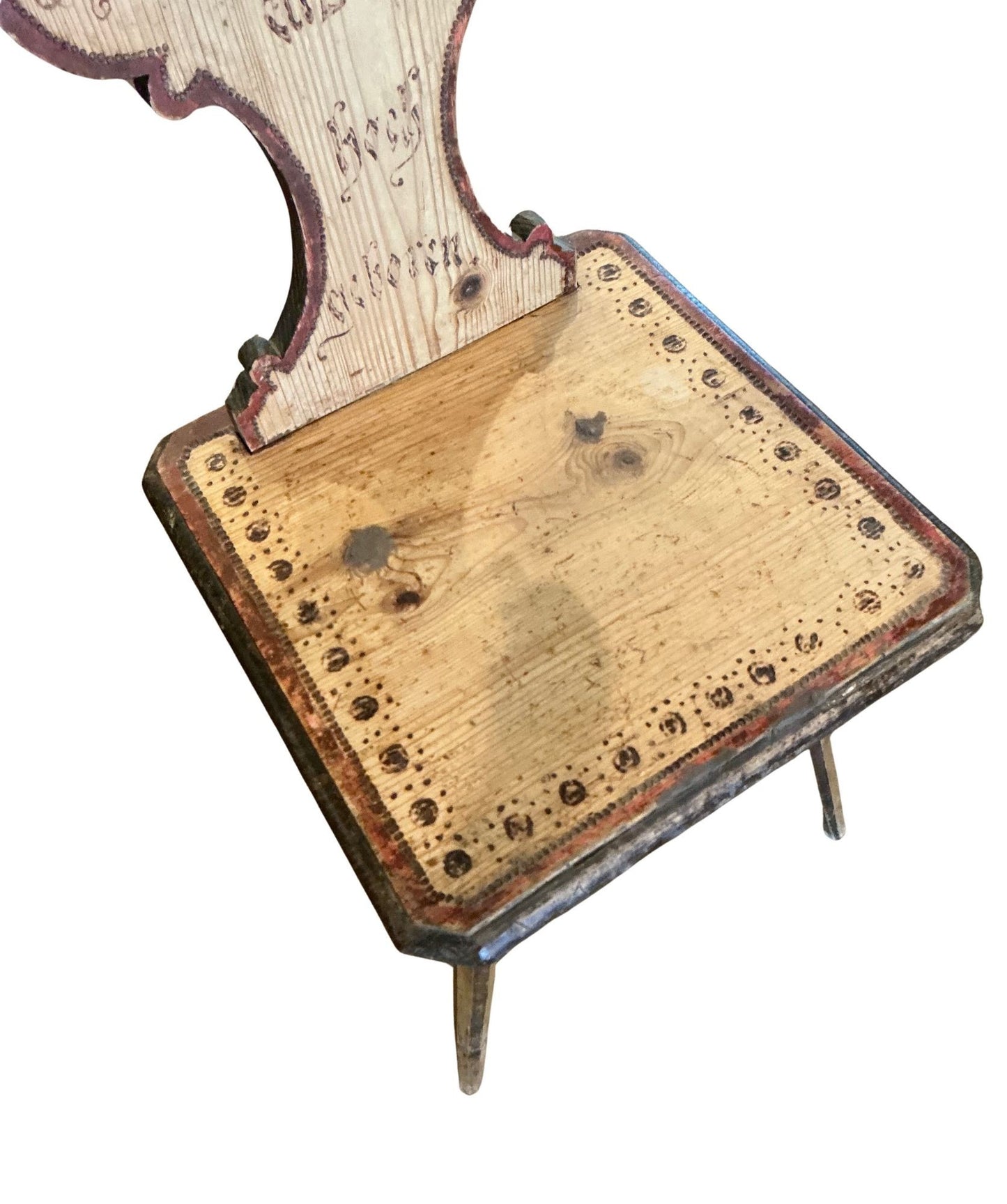 Antique German Folk Art - Mountain Area Chair